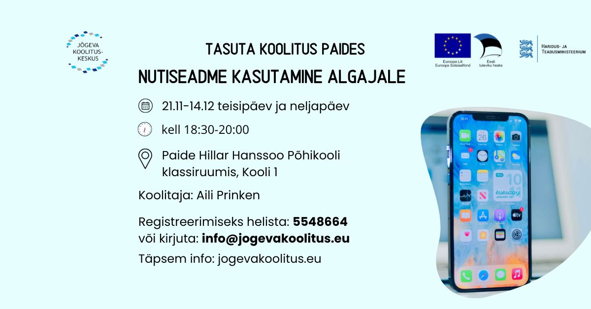 Nutiseadme kasutamine algajale kodulehe flaier (2)